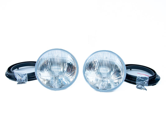 Hella Vision Halogen Headlamps with Retainer Assemblies (kit)